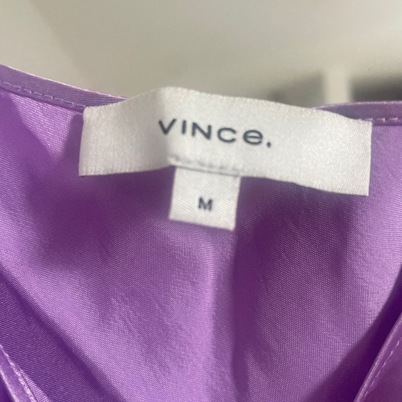 Vince Satin Lilac Midi Slip Dress NWT - Picture 6 of 9